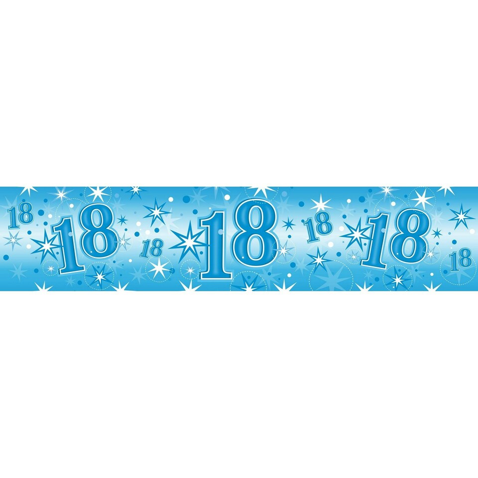Qualatex 18th Banner - Blue - One Size
