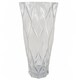 image 1 of Glass Vase Clear Chunky Ridged Glass Vase 35cm Botanik | White | 35