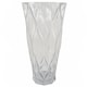 image 1 of Glass Vase Clear Chunky Ridged Glass Vase 35cm Botanik | White | 35