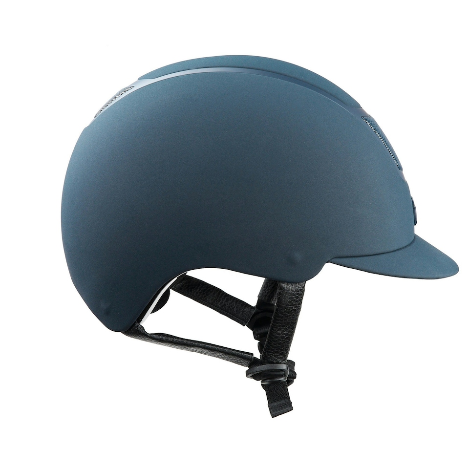 image 1 of Karben Unisex Adult Elena Fixed Peak Riding Hat - Navy - 53cm - 55cm Blue | 53cm - 55cm
