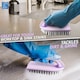 image 4 of Iron Shaped Scrubbing Brush Heavy Duty Stiff Bristle Hand Brush | Multi | Lilac | One Size