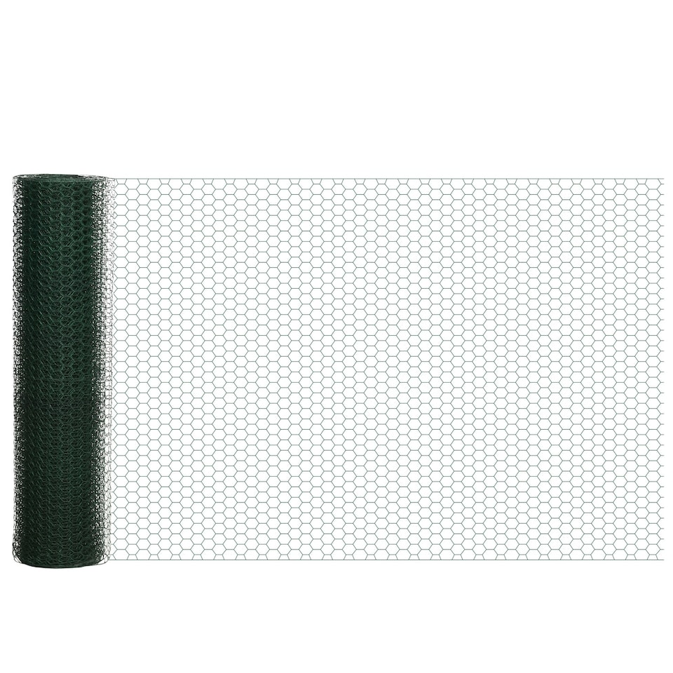 image 1 of PawHut Foldable Chicken Wire Mesh, for Rabbits, Ducks, Geese, 1 x 25m