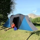 image 10 of Outsunny 4-6 Man Camping Tent with 2 Bedroom and Living Area