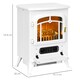 image 7 of HOMCOM Fireplace Stove Heater Log Burning Flame Electric 950/1850W Living Room