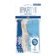 image 2 of Blue Glitz Age 30 Assorted Biodegradable Latex Balloons 30cm / 12 in - Pack of 6