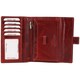 image 2 of CRICKET-GIFTS - Buffalo Leather Travel Wallet | 5 Card Slots & ID Pouch | Mobile Phone Zip Area | Multicoloured, OneSize Red