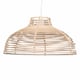 image 2 of Set of 2 Katrina - Rattan Dome Pendant Lightshades | Cream | Large | 2