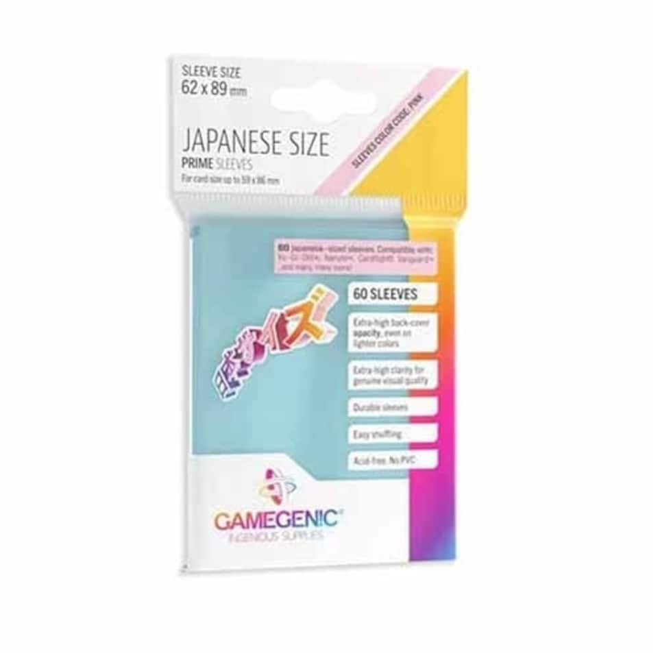 Gamegenic Just Sleeves: Japanese Size Clear (60)
