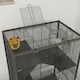 image 8 of PawHut 4-Tier Hamster Cage w/ Deep Tempered Glass Bottom, 60 x 40 x 80cm
