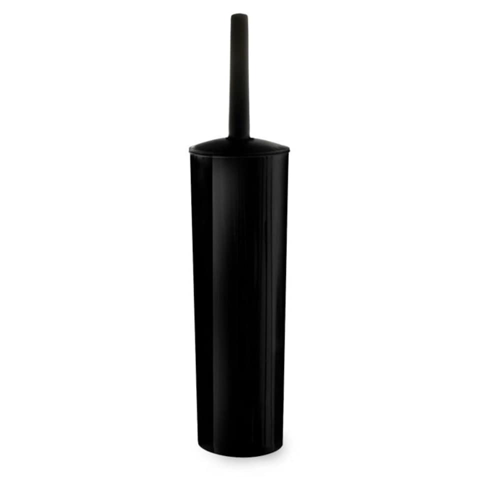 Blue Canyon Plastic Toilet Brush And Holder | Black | Black | 1