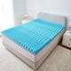image 6 of Ezysleep 5cm Cooling 7 Zone Memory Foam Mattress Topper Luxurious Comfort | Blue
