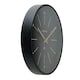 image 2 of Interval Metal Wall Clock 32cm - Black Black