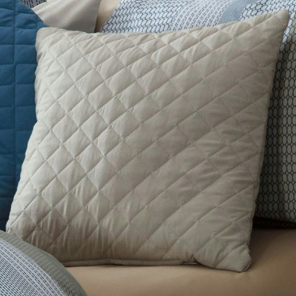 image 1 of Belledorm Seville Filled Cushion - Mushroom - One Size
