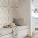 image 6 of NuWallpaper NUS3575 Inuition Peel & Stick Wallpaper, White & Gold | White | White & Gold | 2.86m² | 1