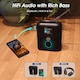 image 4 of Rechargeable DAB/DAB+/FM Radio Dual Alarm Clock & Bluetooth Speaker, Colour LCD Screen, AUX In/Out, for Bedside, Kitchen, Office or Outdoor - August MB330B