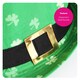image 3 of St Patricks Day Dress with Irish Boa and Hat Green | XL