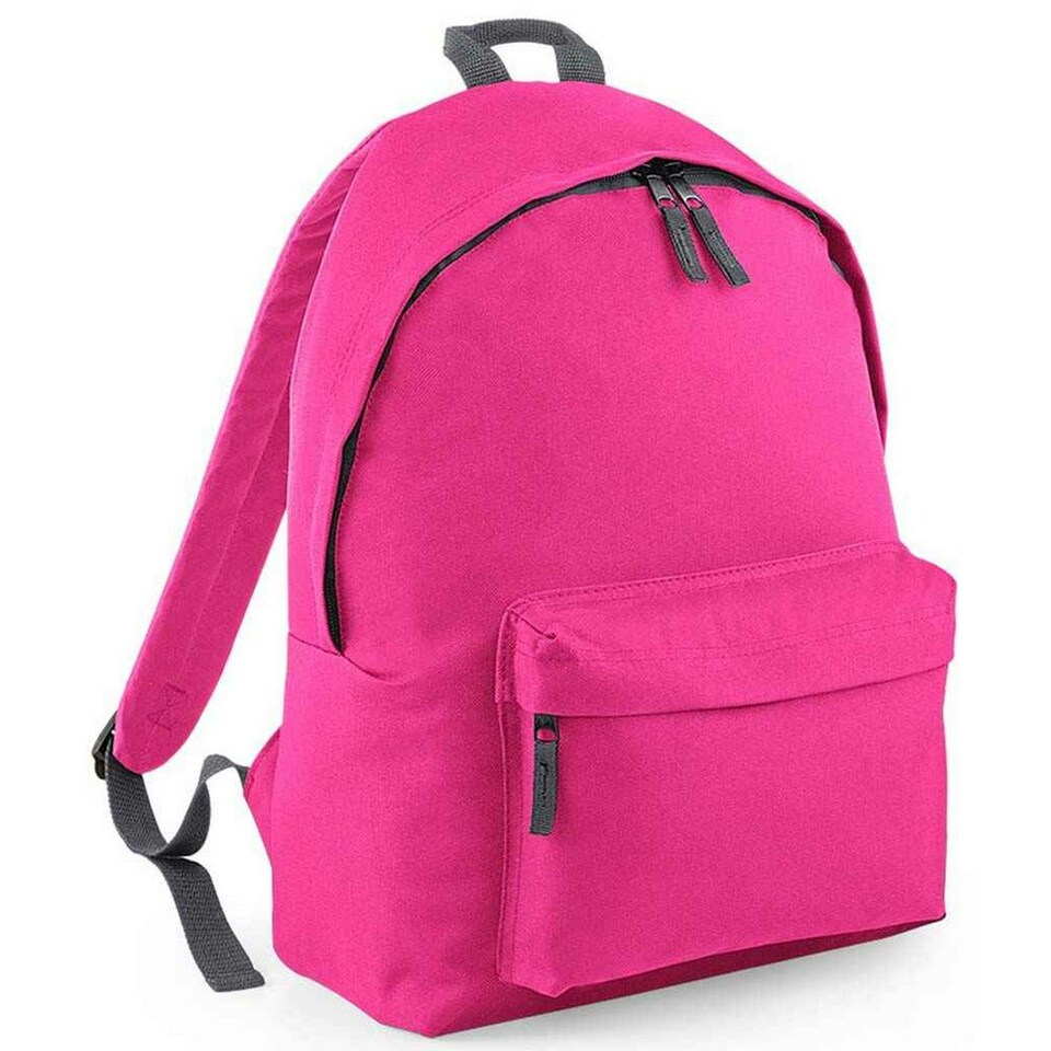image 1 of Bagbase Original Fashion Backpack - Fuchsia/Graphite - One Size