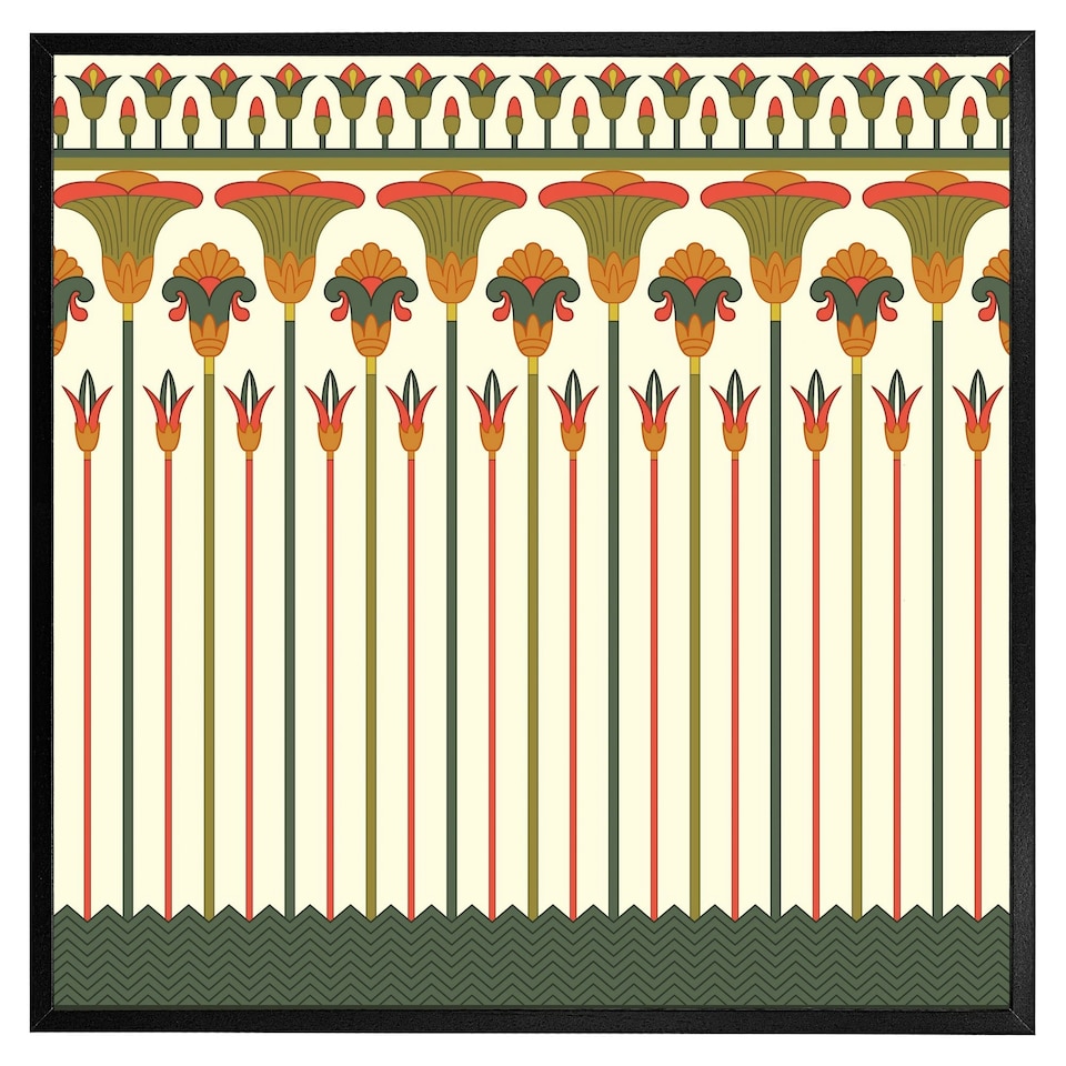 image 1 of Egyptian ornament (Picture Frame) Grey | XS