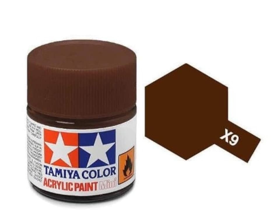 image 1 of Tamiya 81509 Acrylic Mini X-9 Brown