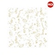 image 1 of Bristol Novelty Confetti Disposable Napkins (Pack of 16) - White/Gold - One Size White