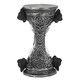 image 2 of Something Different Black Cat Hourglass - Black/Grey - One Size
