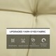 image 3 of Outsunny 2pc Outdoor Seat Cushion with Backrest, Ties, for Garden, Beige 