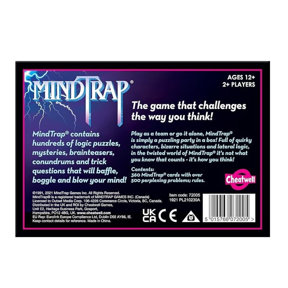 image 1 of Cheatwell Games Mind Trap