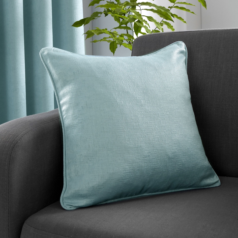 image 1 of Fusion Strata Cushion Cover Duck Egg