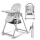 image 1 of Kinderkraft Lastree High Chair for Baby and Toddler - Grey