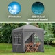image 2 of Vonhaus Pop Up Gazebo with Sides 2m x 2m Grey