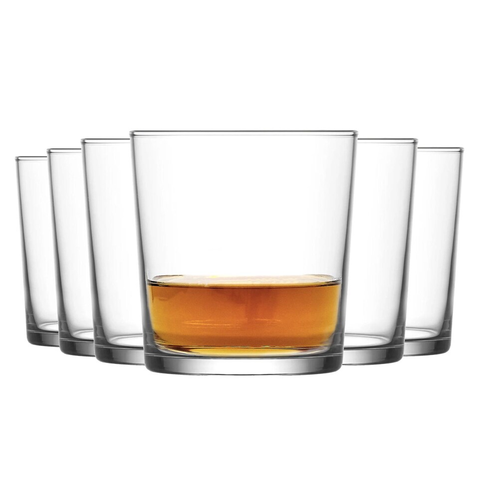 image 1 of LAV Bodega Water Glasses - 345ml - Clear - Pack of 6 | Clear | Clear