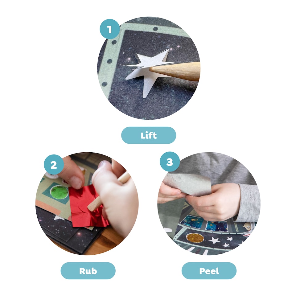 image 1 of Foil Art - Space Adventures