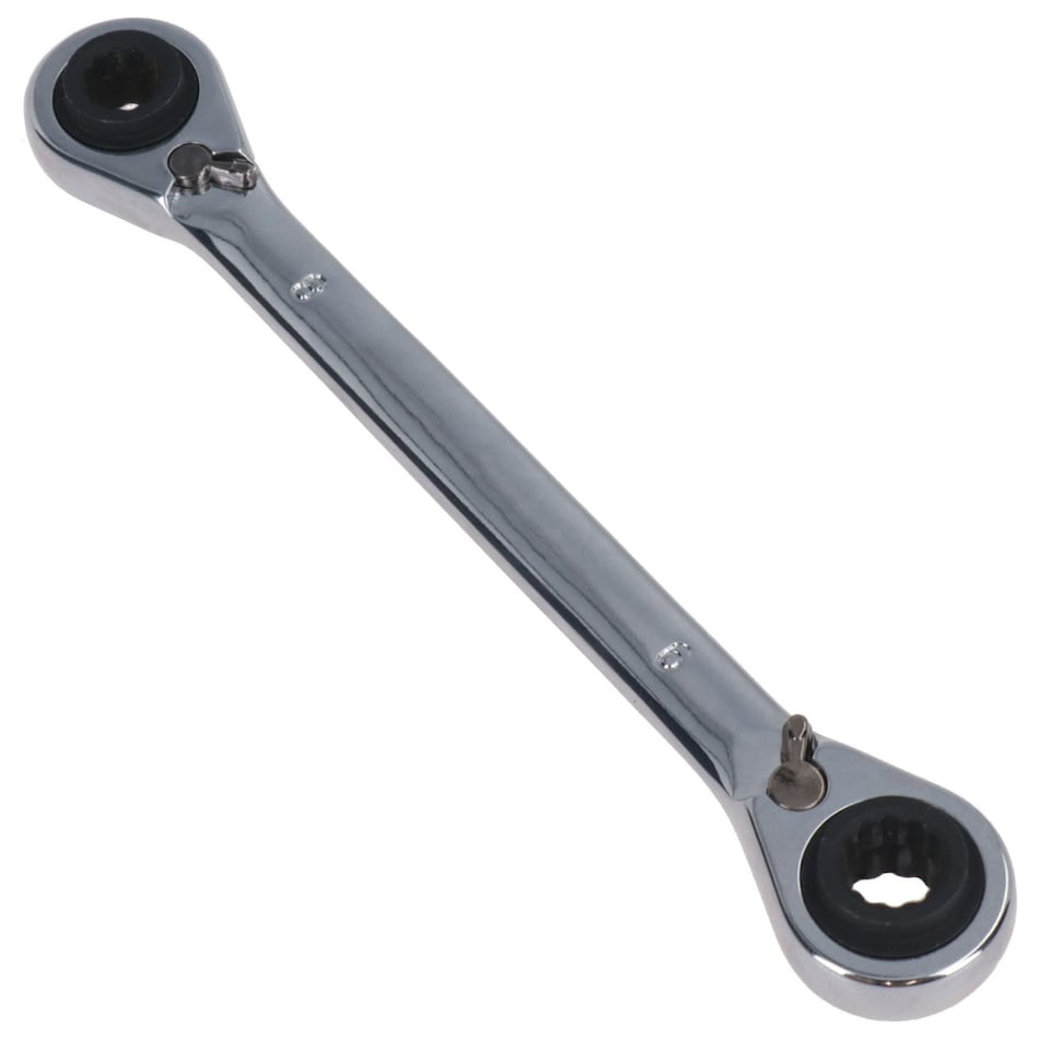 image 1 of 4 in 1 Double Ended Reversible Ratchet Spanner 8mm 9mm 10mm 11mm 72 Teeth