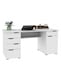 image 4 of Kentucky Desk with 1 Door / 5 Drawers White