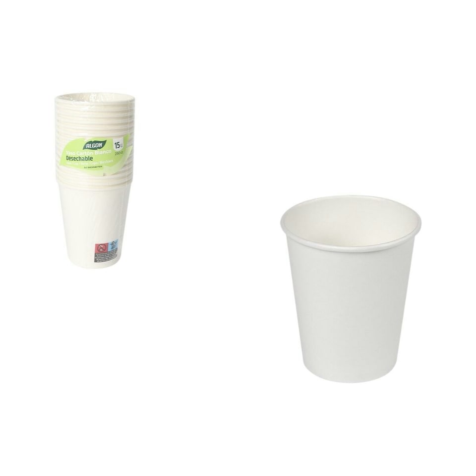 image 1 of Set of glasses Inde White 250 ml 15 Pieces (24 Units) N/A