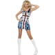 image 3 of Fever Womens/Ladies All that Glitters Rule Britannia Costume Dress - Royal Blue/Red/White - M | Multi | M