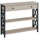 image 1 of Yaheetech Vintage Wooden Console Table with 1 Drawer