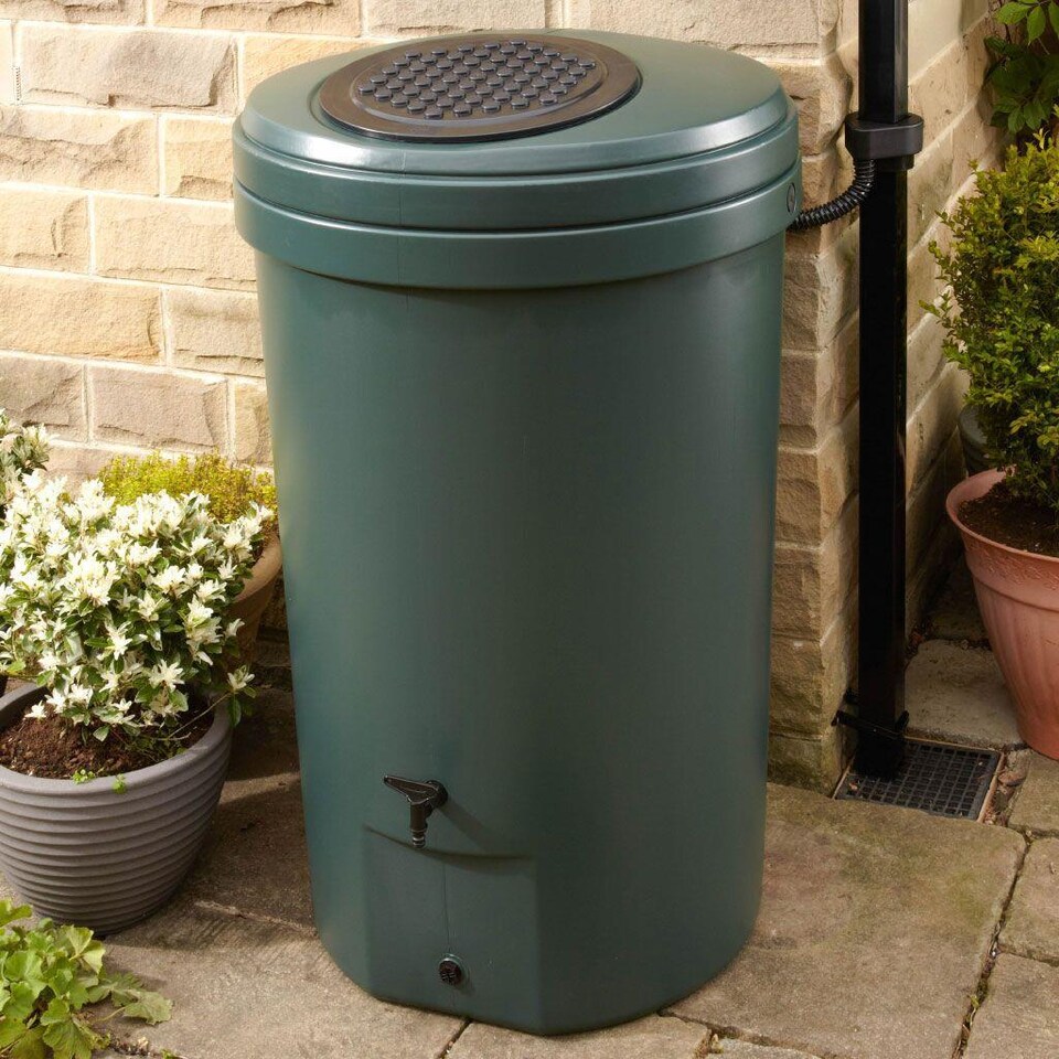 image 1 of Harcostar 350 Litre Magnum Water Butt Kit | Green | #384F3C | 350 Litre