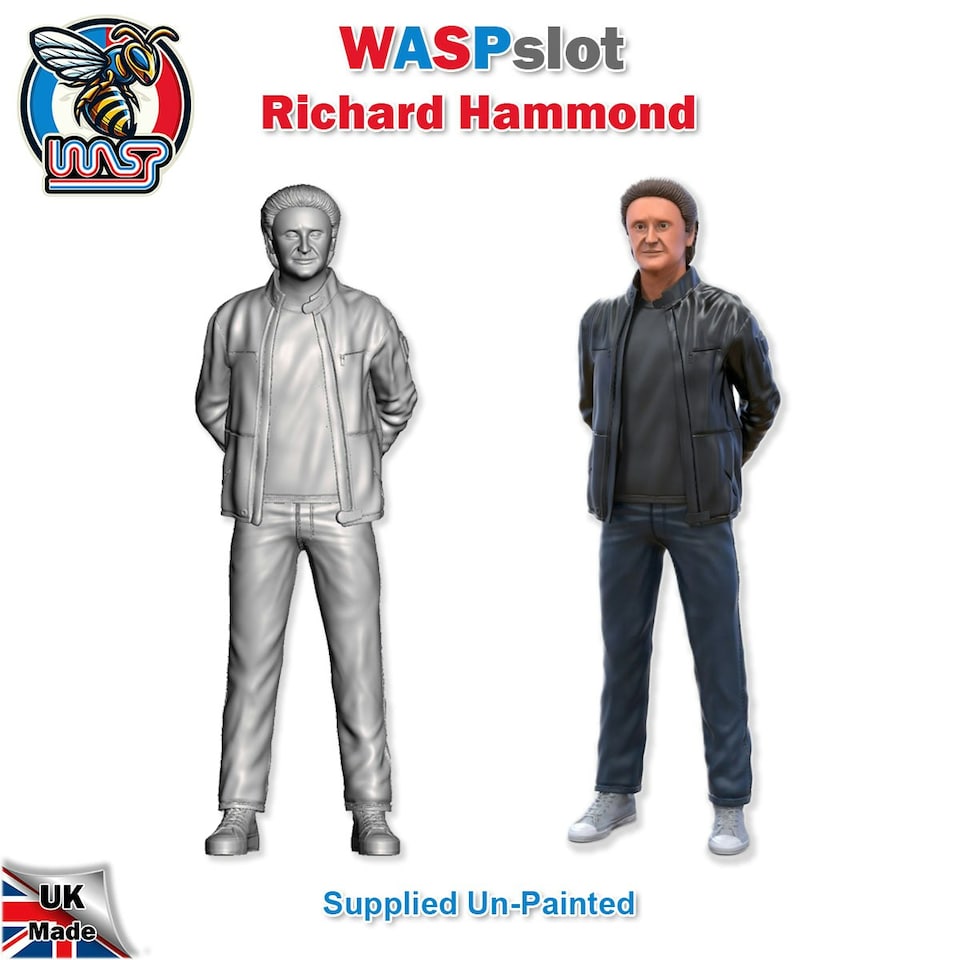 image 1 of Trackside Figure Scenery Display Set 99 Top Gear Figures x 4 New 1:32 Scale Wasp