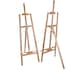image 1 of Beech Wood Antique Adjustable Painting Stand Display Tripod Easel 51 x 71 x 142cm
