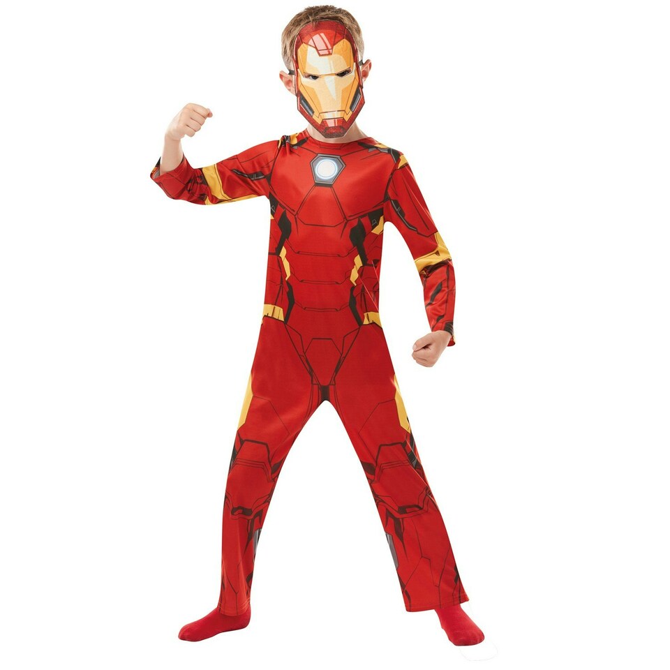 image 1 of Iron Man Childrens/Kids Costume - Red - 7-8 Years 7