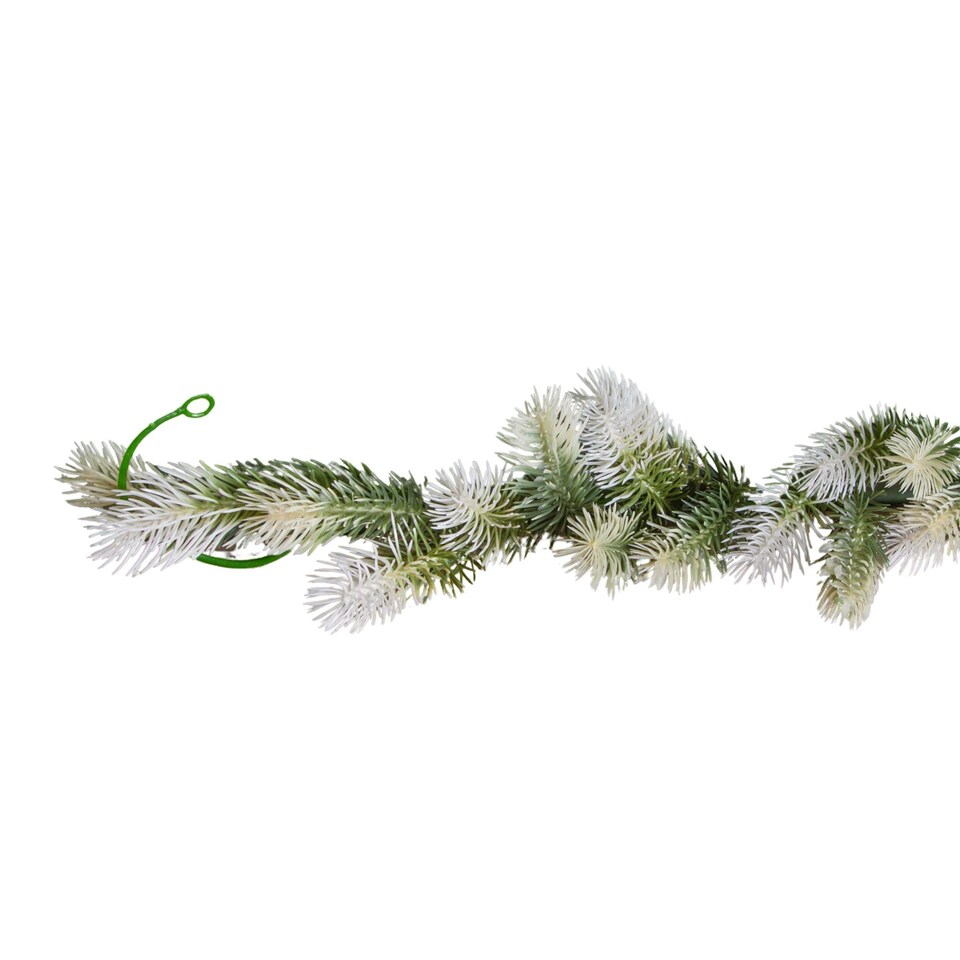 image 1 of 1.57m Plain Green Foliage Christmas Garland Decoration