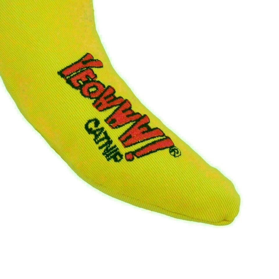 image 1 of 1PK Yeow Interactive My Cat Kitten Banana With Catnip Cat Toy Play Toy Cat Gift