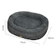 image 3 of Skylos Orthopedic Plush Dog Bed Soft Washable Pet Bed Grey Cosy Cushion M Size | Grey | M | M