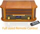 image 7 of Denver 9-in-1 Retro Vintage DAB Bluetooth Wooden Radio Record Player - MRD-51BT | Brown | Vintage Wood