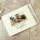 image 2 of Personalised Photo Upload Hardback Guest Book & Pen