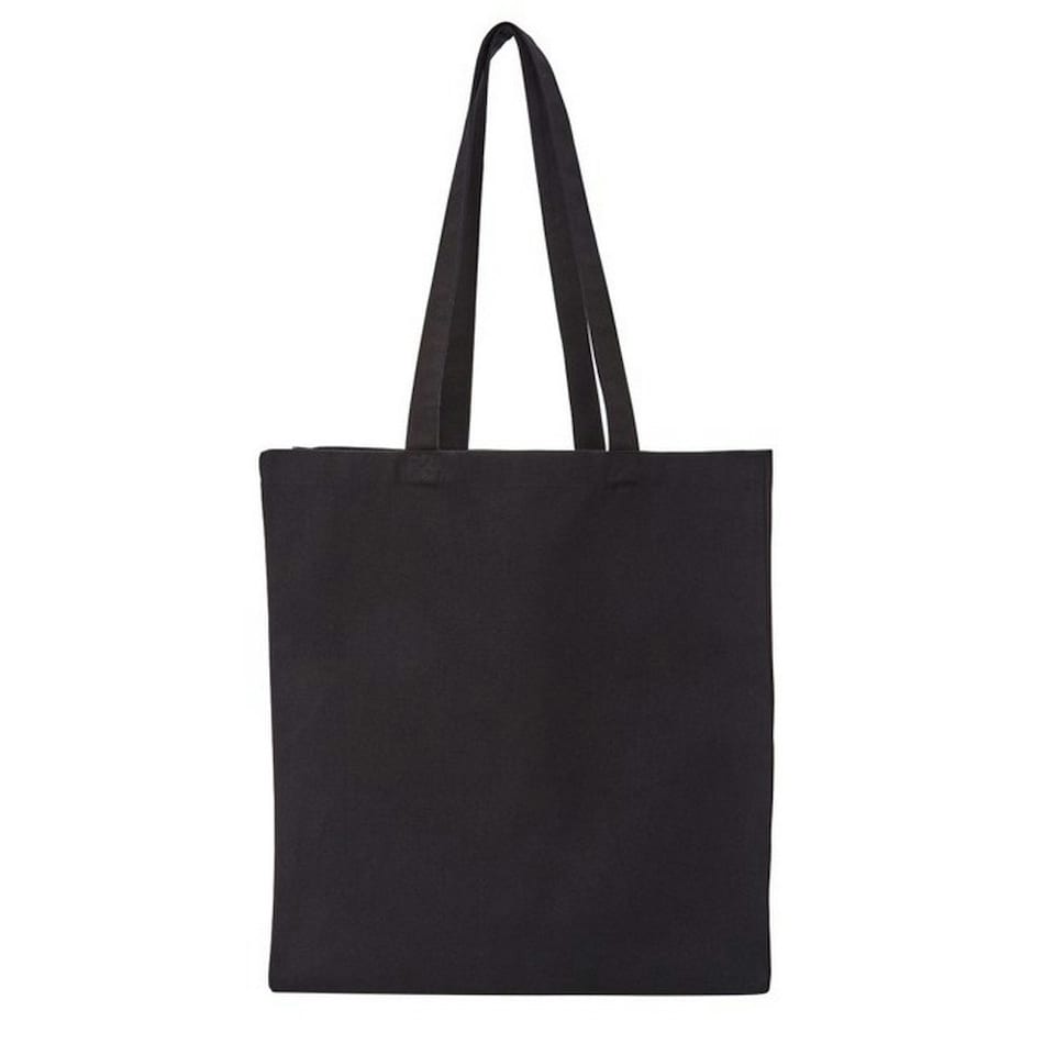 image 1 of Nutshell Premium Canvas Shopper - Black - 38cm x 42cm x 10cm