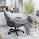 image 8 of HOMCOM Executive Office Chair with High Back, Computer Chair, Charcoal Grey Grey | Black