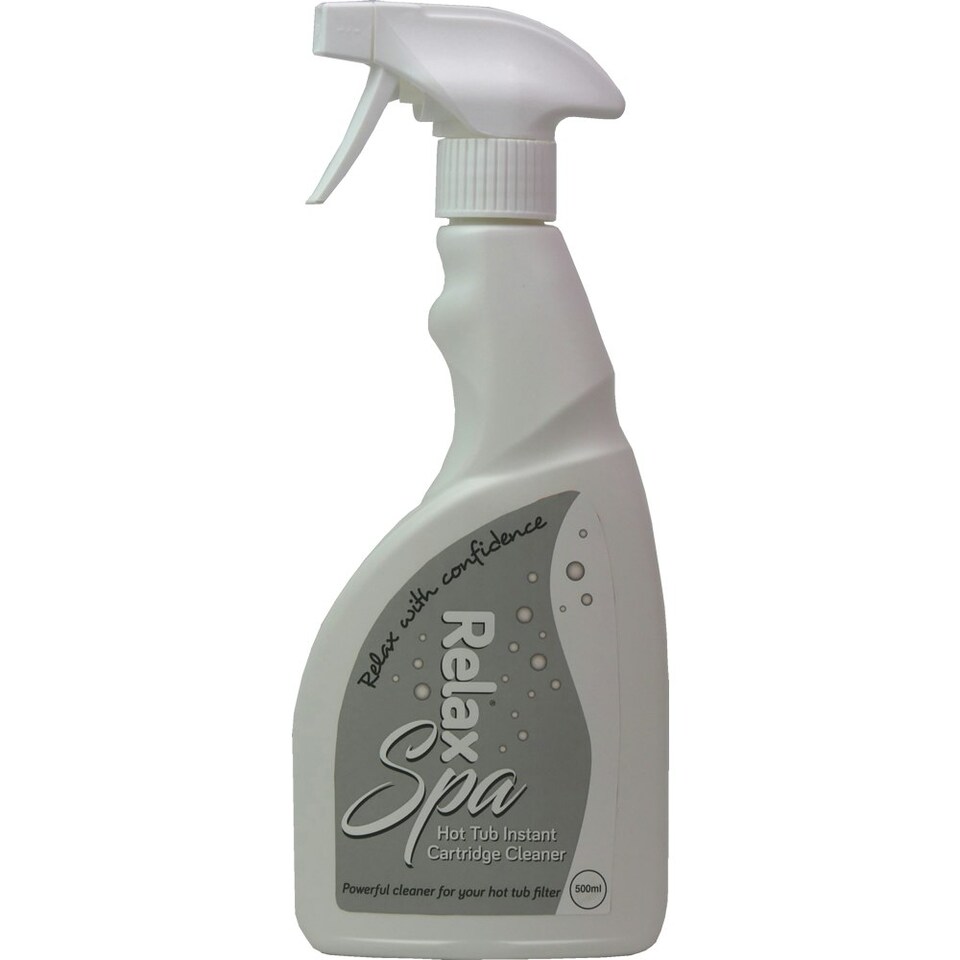 Plastica 500ml Relax Spa Instant Cartridge Filter Cleaner (Spray)