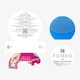 image 5 of FOREO LUNA Play Smart 2 Facial Cleansing Brush Travel-Friendly, Peek A Blue